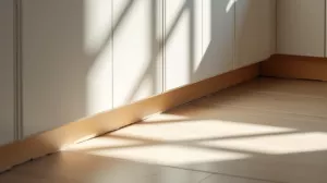 Czy układać panele pod szafkami w kuchni