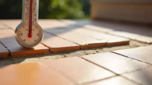 Do jakiej temperatury można układać płytki na zewnątrz