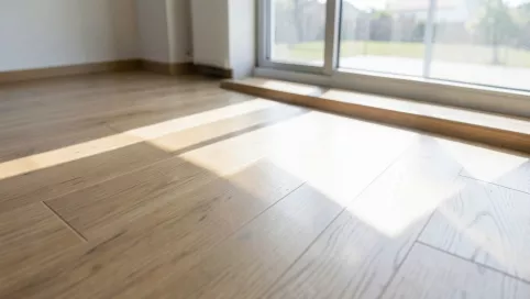 Jak układać panele podłogowe względem okna