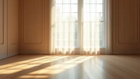 Jak układać panele względem okna