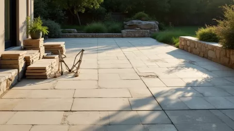 Układanie płyt tarasowych na sucho cena