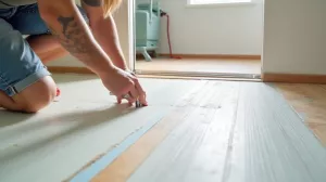 Układanie wykładziny PCV