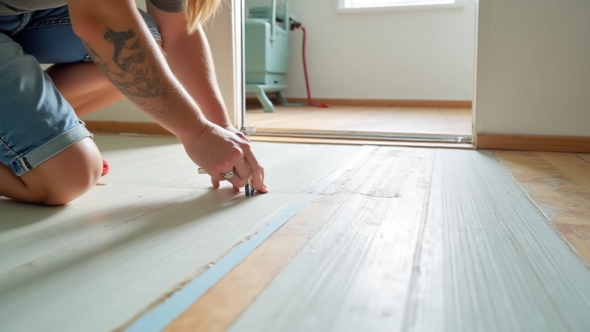 Układanie wykładziny PCV