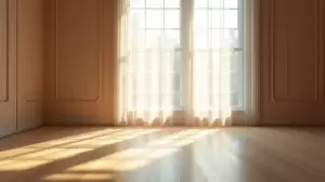 Jak układać panele względem okna