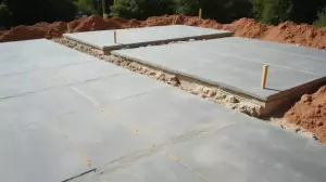 Układanie płyt tarasowych na suchym betonie