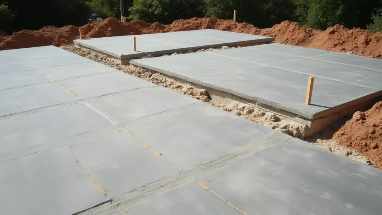 Układanie płyt tarasowych na suchym betonie